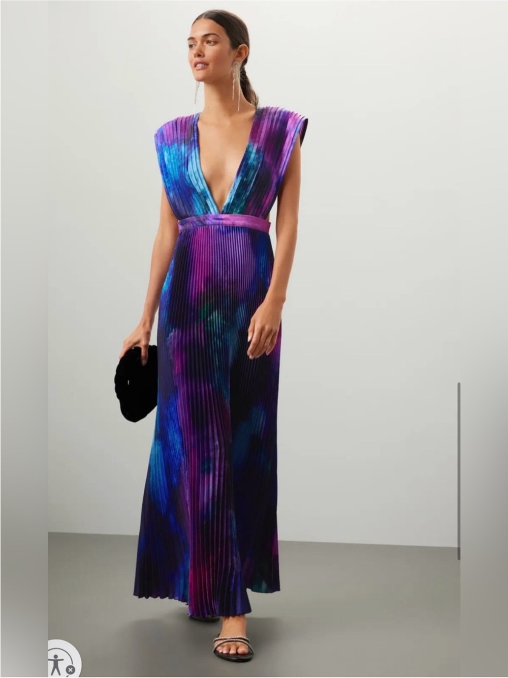 L’idee Printed Gala Gown, Size: US 4